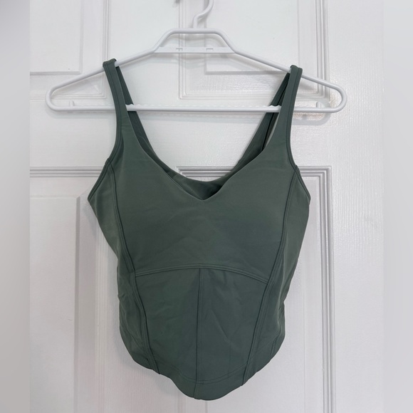 Lululemon Olive Align Corset Top - Picture 2 of 3